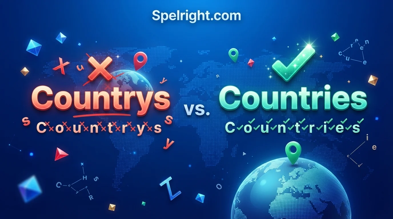 Countrys vs Countries