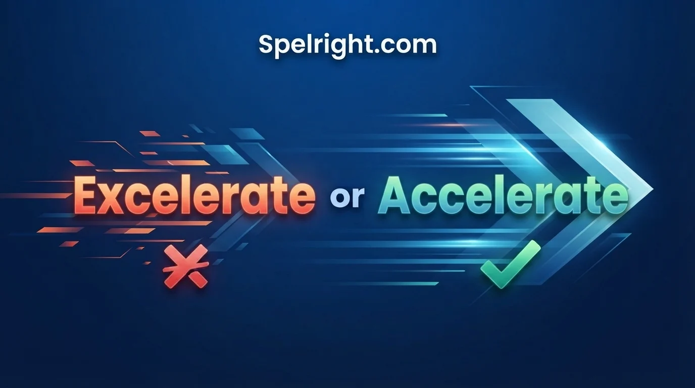 Excelerate or Accelerate