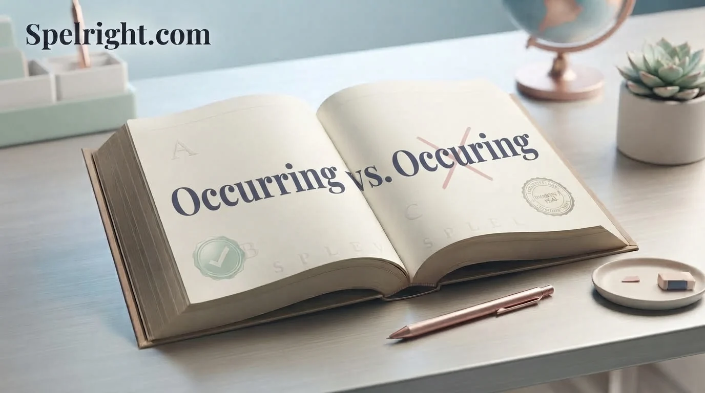 Occurring vs. Occuring