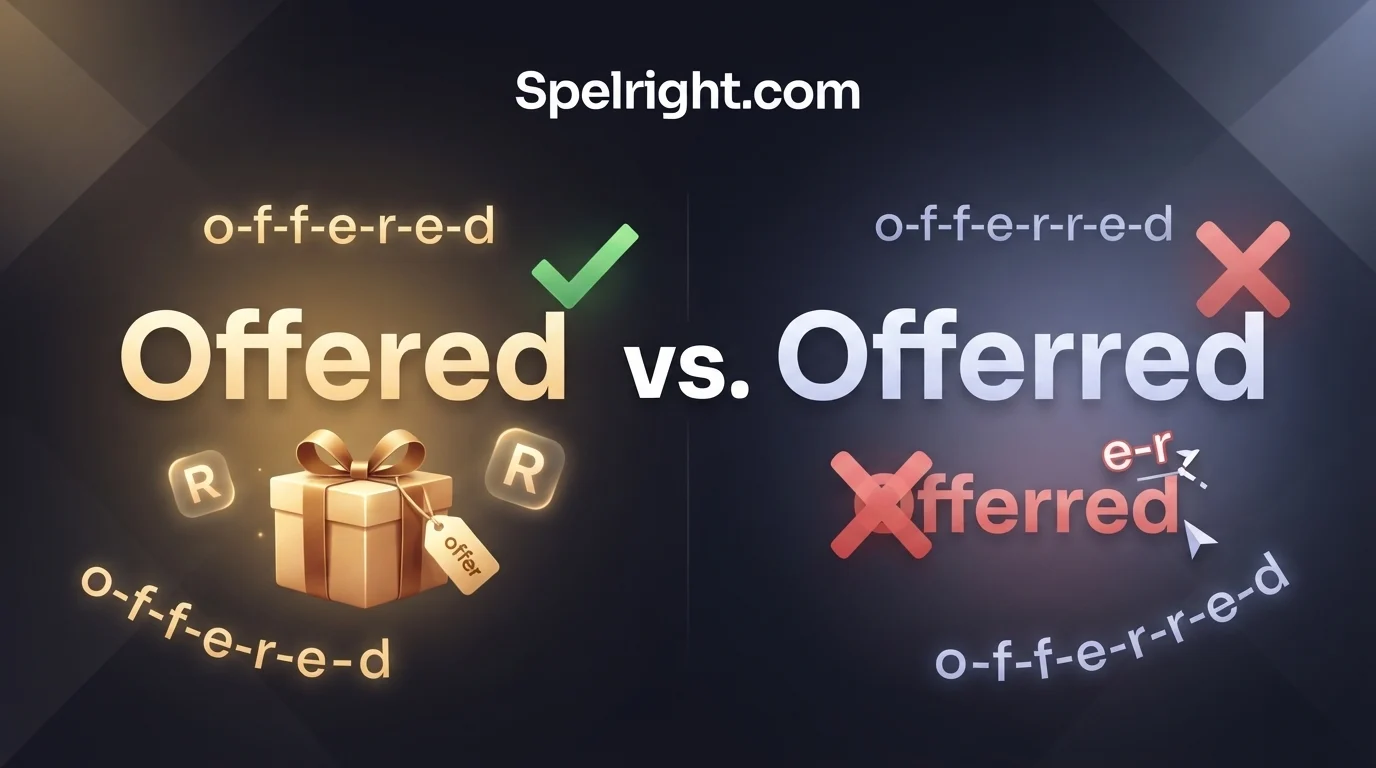 Offered vs. Offerred