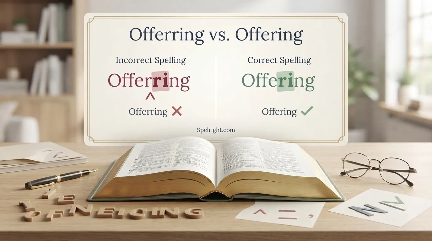 Offerring vs. Offering