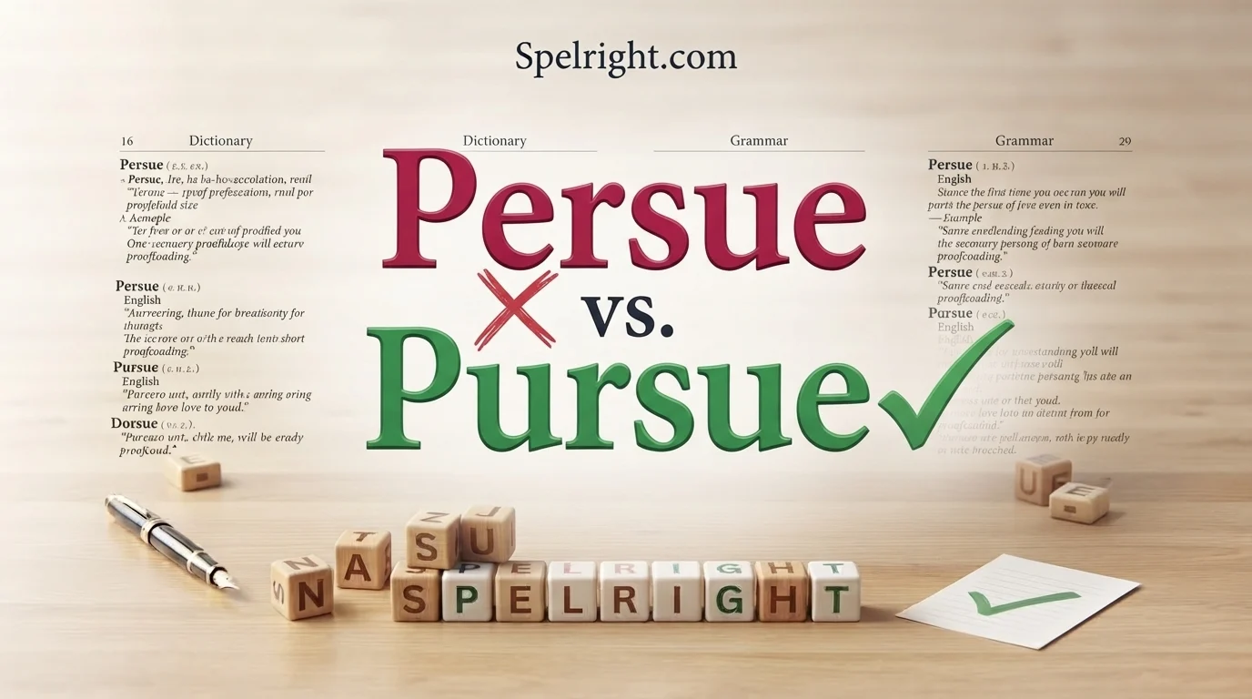 Persue vs. Pursue