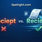 Receipt vs. Reciept