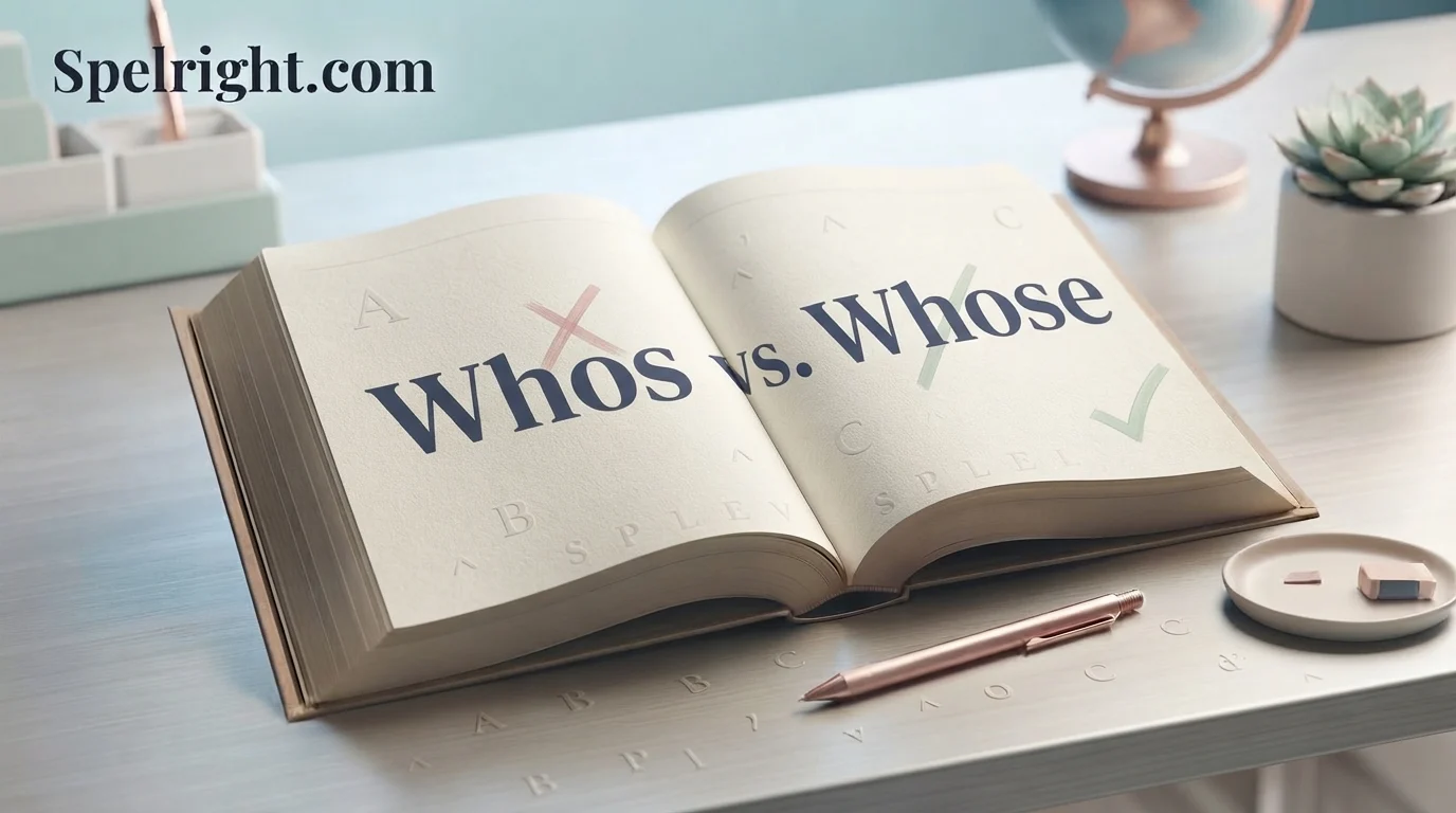 Whos vs. Whose